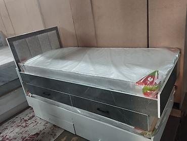 Кровати: Односпальная кровать, Новый, С мягкой обивкой, длина - 205 см — 8