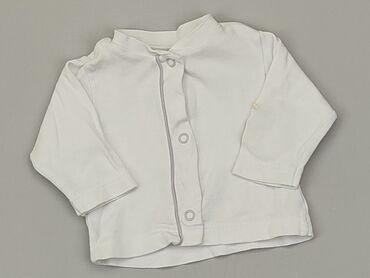 biały sweterek dla niemowlaka: Bluza, 0-3 m, stan - Dobry