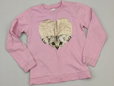 różowy sweter golf: Sweatshirt, Fox&Bunny, 10 years, 134-140 cm, condition - Good