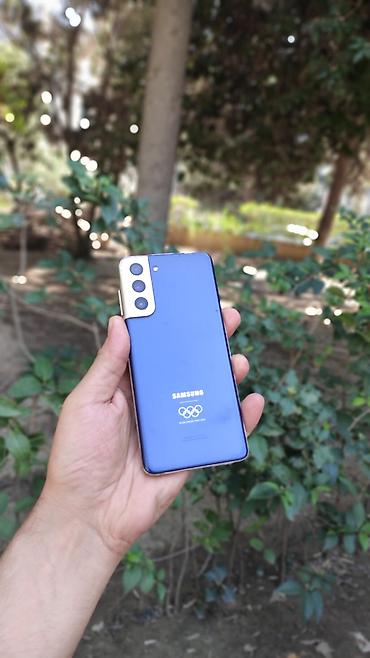 s21 ekran: Samsung Galaxy S21 5G, 256 GB, rəng - Mavi, Simsiz şarj — 1