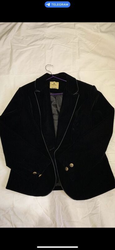 вело одежда: Пиджак, Классическая модель, Велюр, Турция, 2XL (EU 44)
