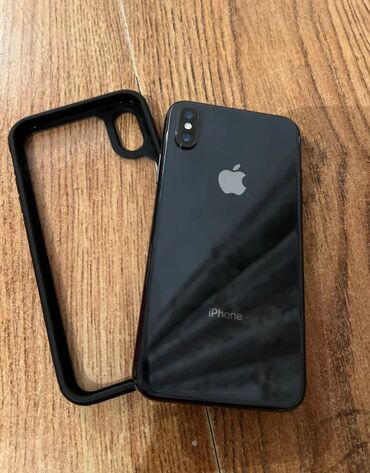 Apple iPhone: IPhone X, Б/у, 256 ГБ, Черный, Зарядное устройство, 100 %