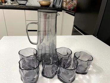 Наборы посуды: Эстетичный стеклянный стакан 4шт 245мл Боросиликатный стеклянный