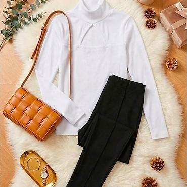 Kompleti: Velicine od S do 3XL Ženski komplet pamuk– džemper/bluza + uske — 8