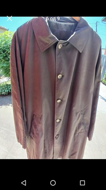 Coats and trench coats: Trench, 2XL (EU 56), color - Khaki, Polyester