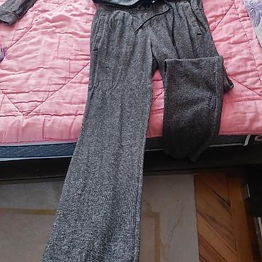 Kişi geyimləri: Adidas idman dəsti – kapüşonlu jaket + şalvar - Rəng: tünd boz — 3
