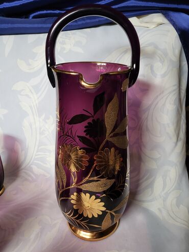 Kuhinjski setovi: Bohemijin servis za vino itd,iz 1950ih.,kristalno staklo. Bohemijin — 8