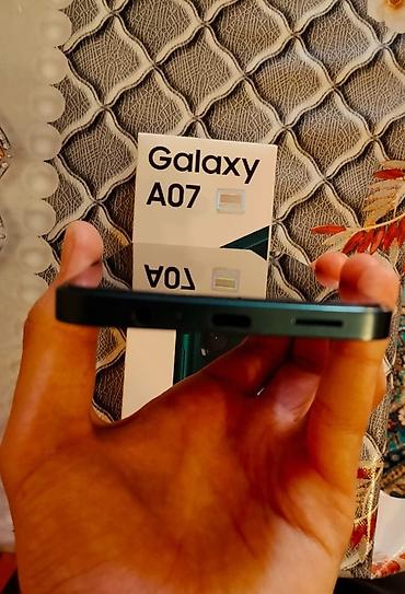 05 samsung: Samsung Galaxy A07, 128 GB, rəng - Yaşıl, Sensor, Barmaq izi, İki sim kartlı — 4