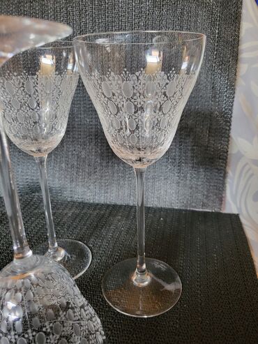 Čaše: Case Rosenthal kristal za vino,rucni rad 70te.godine Nemacka. Case — 13