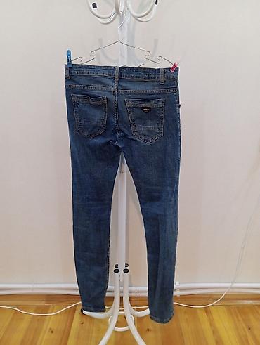 dsq şalvar: Klassik mavi cins şalvar - Model: straight/slim kəsim - Material — 2