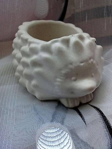 Figure: Dekorativne gipsane figure i saksije – ručni rad - Materijal: beli — 14