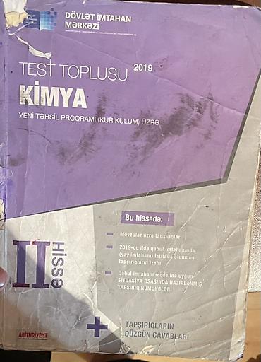 Testlər: Məhsul: DİM “Kimya” test toplusları və “Məktəblinin izahlı lüğəti” — 2