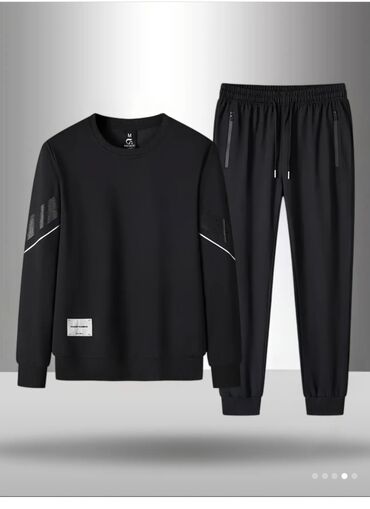 день и ночь: Эркектердин спорттук костюму, 6XL (EU 52), Uniqlo, Жаңы, түсү - Кара, Өзү алып кетүү