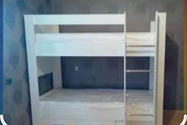mdf panel: Oğlan və qız üçün, Yeni, Çarpayı, Matras ilə, Siyirməsiz, MDF — 2