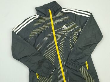 crop top czarny na ramiączkach: Transitional jacket, Adidas, 12 years, 146-152 cm, condition - Very good