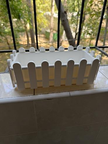 gul dibcek: 12 eded dibcek - 24x12x9 olculeri. 1 ededi 5 manat Ağ rəngli — 3