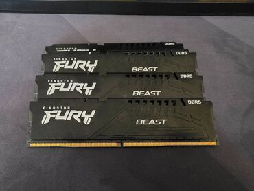 kingston ddr3: Оперативдик эс-тутум, Колдонулган, Kingston Fury, 16 ГБ, DDR5, ПК үчүн
