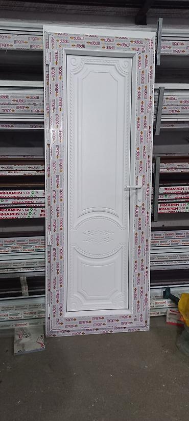 plastic qapi: Yeni Plastik qapı 80x200 sm Zamok və çərçivə ilə, Zəmanətli, Pulsuz quraşdırma, Pulsuz çatdırılma, Ödənişli çatdırılma, Rayonlara çatdırılma — 5
