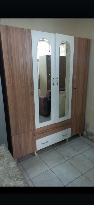 Dolablar: Yeni, Açılan, 4 qapılı Düz dolab, Qarderob, paltar dolabı, Azərbaycan — 4