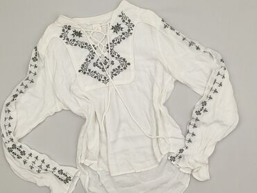 bluzki z tiulowymi rękawami allegro: H&M, Bluzka damska, rozmiar XS