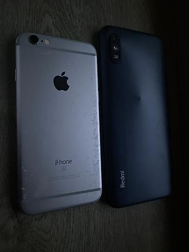 İkisi bir yerda 80 azn Ayfon 6s pili deyismelidi Redmi 9a tek qabag