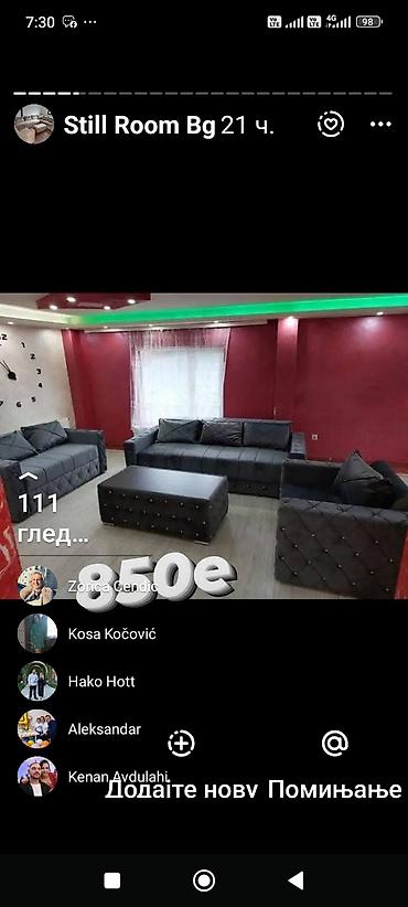 Sofe i kaučevi: Garniture za dnevnu sobu – više modela - Trosed + dvosed + fotelja — 6