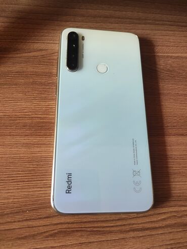 islenmis xiaomi telefonlari: Xiaomi Redmi Note 8, 64 ГБ, цвет - Голубой, 
 Сенсорный, Отпечаток пальца, Две SIM карты