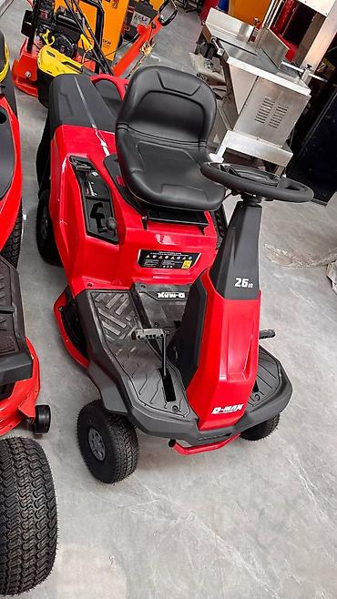 мото косилька: Газонокосилки-трактора (райдеры) D-MAX, красные - Формат: самоходные — 4