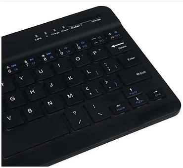 ipad 10 nəsil: Qızılı rəngdə planşet üçün örtük + Bluetooth klaviatura dəsti — 2