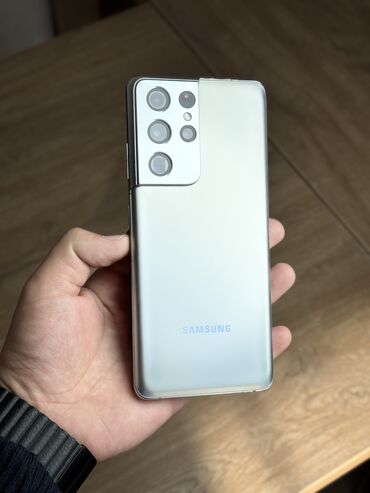 Samsung: Samsung Galaxy S21 Ultra 5G, Б/у, 256 ГБ, цвет - Белый, 2 SIM, eSIM at lalafo.kg — 1 Samsung: Samsung Galaxy S21 Ultra 5G, Б/у, 256 ГБ, цвет - Белый, 2 SIM, eSIM — 1