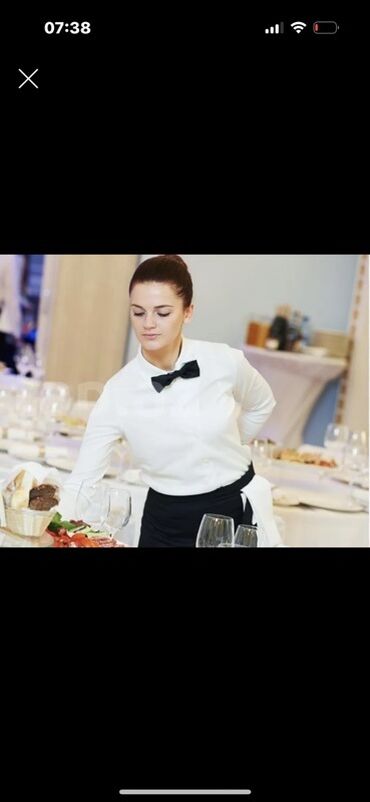 Mercury: Ofisiant tələb olunur, Restoran, Gündəlik ödəniş, 18-29 yaş, 1 ildən az təcrübə