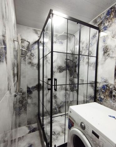 Duş kabinaları, arakəsmələr: Yeni Üstü açıq kabina, Künc üçün, Pulsuz çatdırılma — 18