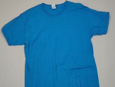 błękitny t shirty damskie: T-shirt, M, stan - Bardzo dobry