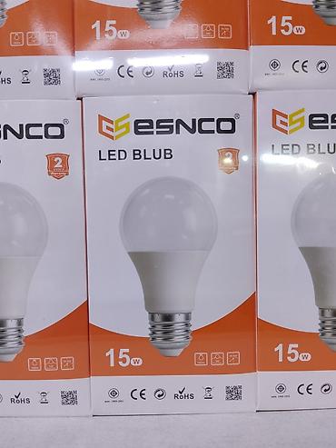 Внутренняя отделка: Светодиодная лампа ESNCO, 15 Вт, LED - Мощность: 15 W - Цоколь: E27 — 1