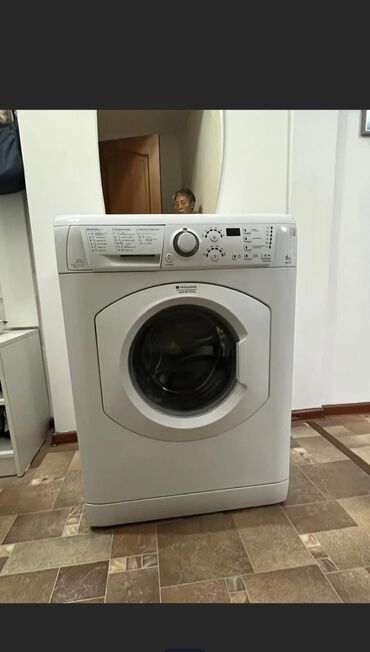 ремонт стиральных машин сокулук: Стиральная машина Hotpoint Ariston, Б/у, Автомат, До 6 кг, Полноразмерная