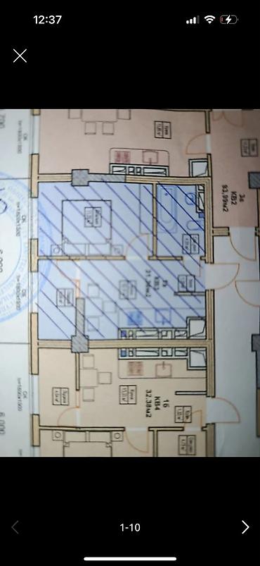 жк rayan: 1 комната, 32 м², Элитка, 10 этаж, ПСО (под самоотделку) — 4