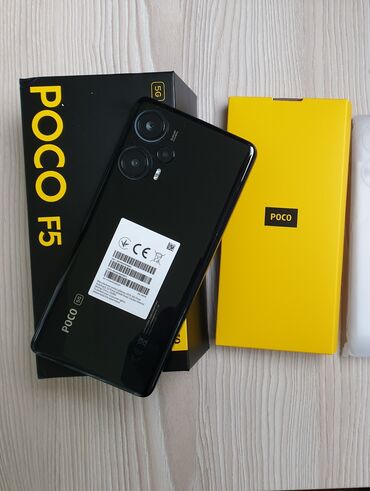 сколько стоит поко ф3: Poco F5, Жаңы, 256 ГБ, түсү - Кара, 2 SIM