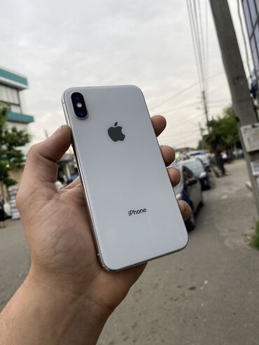 iphone x 256gb: IPhone X, 64 GB, White Titanium, Zəmanət