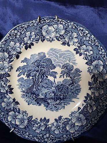 Ostali antikviteti: Engleski tanjir za na zid Wedgwood iz 70ih. Engleski tanjir za na — 6