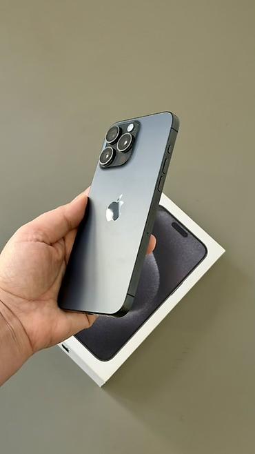 IPhone 15 Pro Max - 256 gb (цвет — black titanium) . АКБ - 84 %
