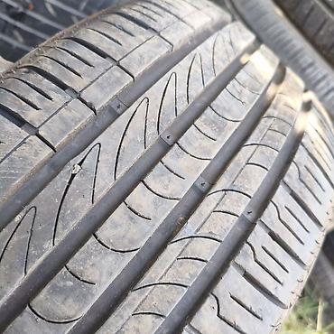 сапок авто: Шины 215 / 45 / R 17, Лето, Б/у, 1 шт, Легковые, Корея, Hankook — 1