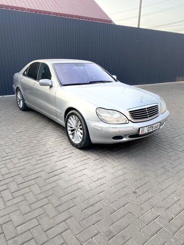 машина алам расрочкага: Mercedes-Benz S-Class: 2000 г., 4.3 л, Автомат, Бензин, Седан