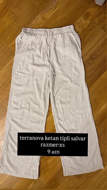 terranova suknje: Şalvar, Terranova, XS, rəng - Bej — 1