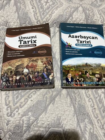 Kitablar, jurnallar, CD, DVD: Anar İsayev tarix kitabları yeni nəşr yaxşı vəziyyətdədi Qiymət: hər