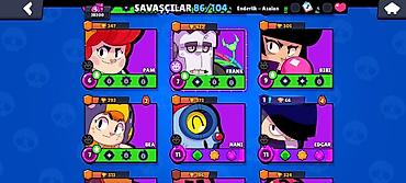brawl stars 2: Brawl Stars oyun hesabı - Kupa sayı: 28 300+ - Prestij: 3 - Toplanan — 10