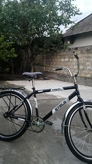 matorlu velasibet: Stels Navigator şəhər/kreuzer tipli velosiped - Rəng: qara-ağ - — 1