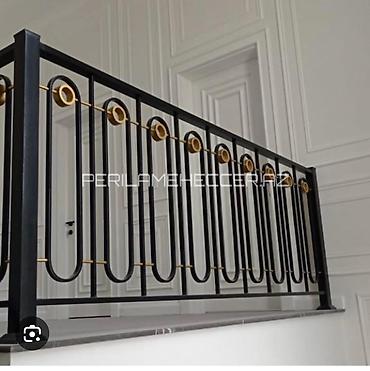 Pilləkən məhəccərləri: Yeni Pilləkən məhəccəri, Paslanmaz polad, Pulsuz çatdırılma — 24