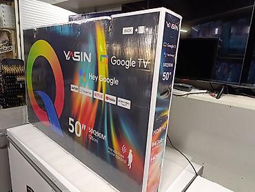 Телевизоры: Телевизор YASIN 50Q90M, диагональ 50" (126 см). Модель на платформе — 7