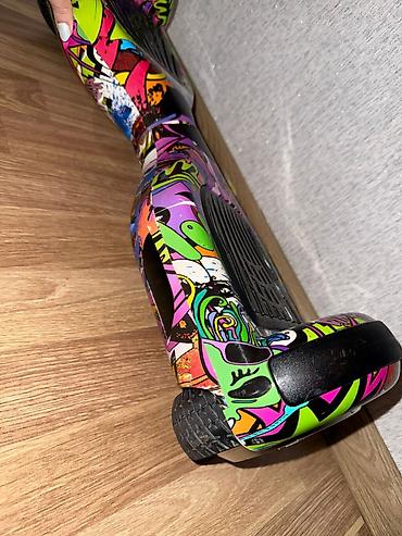 гиря бишкек: Qraffiti dizaynlı elektrikli hoverboard (self-balancing skuter) - — 2