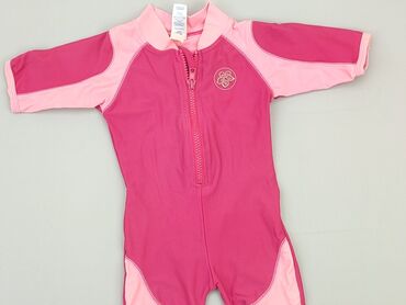 sukienki w kwiaty letnie dlugie: Baby swimsuit, 6-9 months, 68-74 cm, condition - Very good